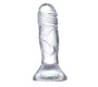 Glazed Reālistisks dildo kristāla materiāls 12,3 cm