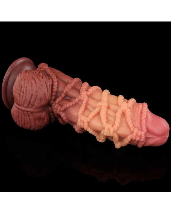 Lovetoy Dildo Dual Layer King Size Nature 9.5