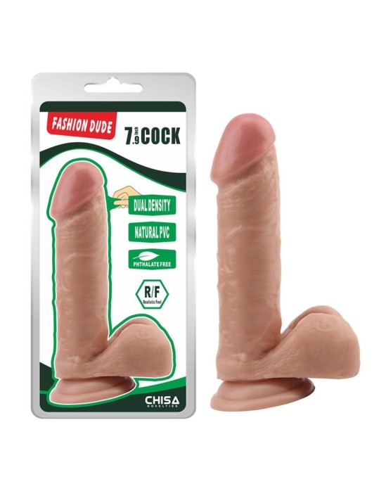 Chisa Dildo Dual density Fashion Dude 20 cm miesa