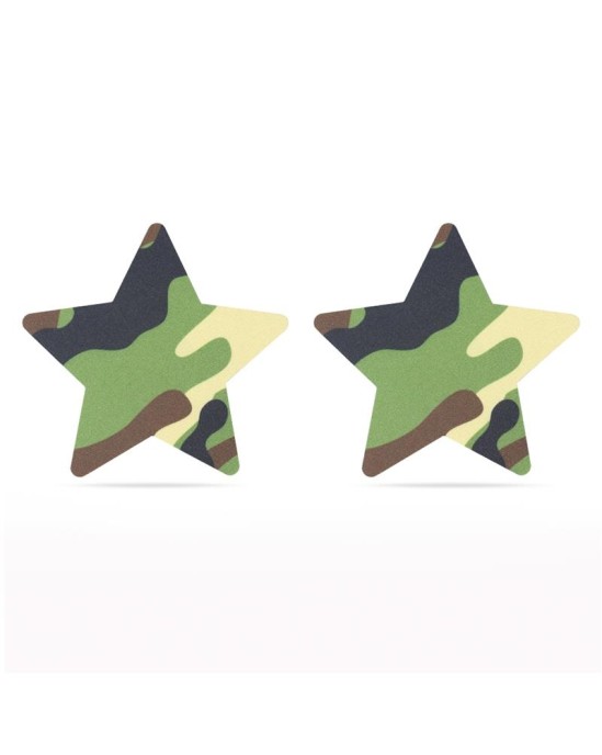 Lovetoy Pack Nipple Covers Star and Heart Camouflage