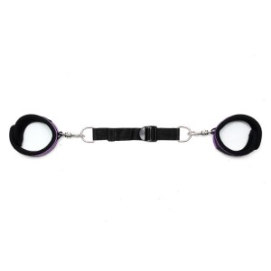 Bondage Play Rimba Ankle Cuffs with Adjustable Spreader Strap Adjustable Purple