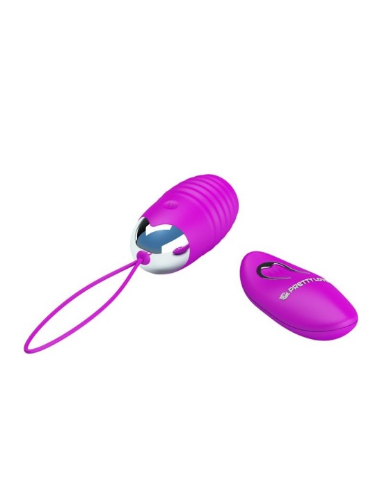 Prettylove Vibrating Egg Jessica USB Purple