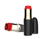 A-Gusto Lipstick Vibrator with Stimulating Tongue USB Black