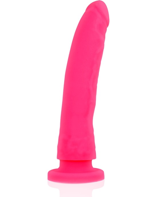 Deltaclub DELTA CLUB — ROTAĻLIETAS ROZĀ DILDO MEDICĪNAS SILIKONS 20 X 4 CM