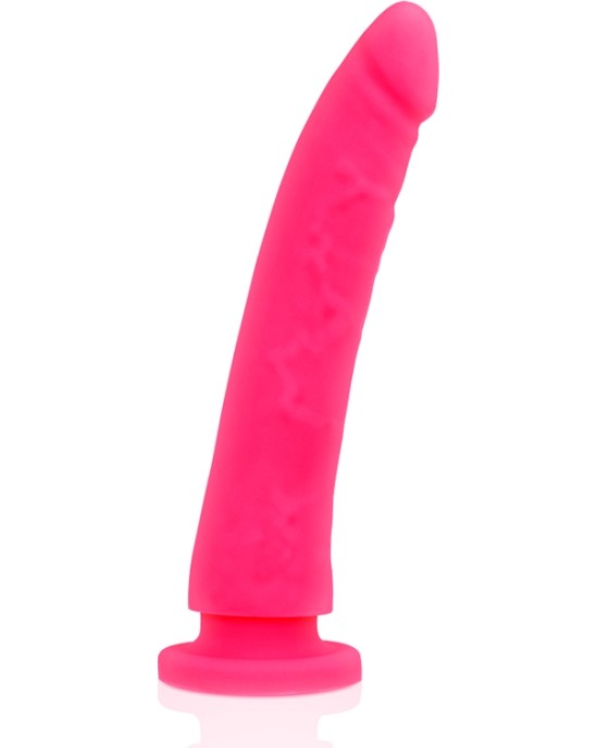 Deltaclub DELTA CLUB — ROTAĻLIETAS ROZĀ DILDO MEDICĪNAS SILIKONS 20 X 4 CM