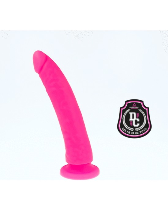 Deltaclub DELTA CLUB — ROTAĻLIETAS ROZĀ DILDO MEDICĪNAS SILIKONS 20 X 4 CM