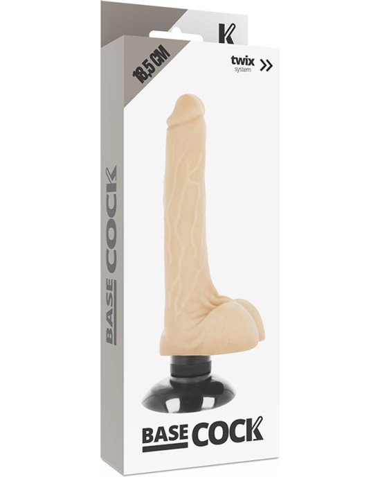 Basecock Reālistisks vibrators 18,5 CM