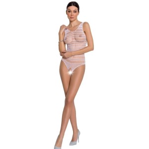 Passion Woman Bodystockings PASSION WOMAN BS086 WHITE BODYSTOCKING VIENS IZMĒRS