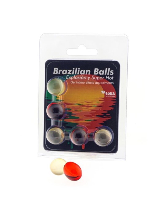 Taloka 5 BRAZILIAN BALLS SUPER HOT EFFECT EXCITING GEL