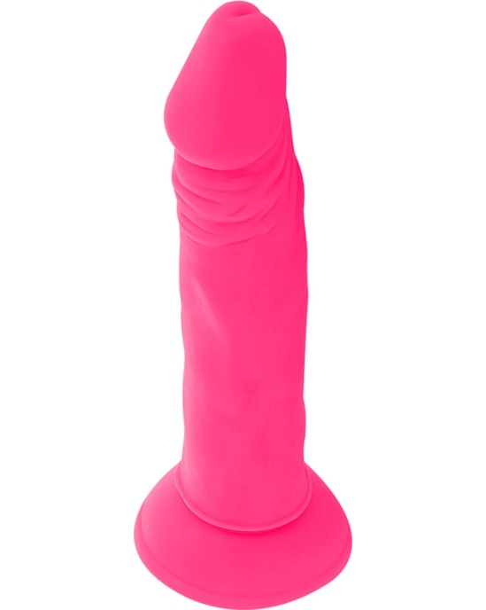 Diversia FLEXIBLE Dildo WITH VIBRATION 23 CM - rozā