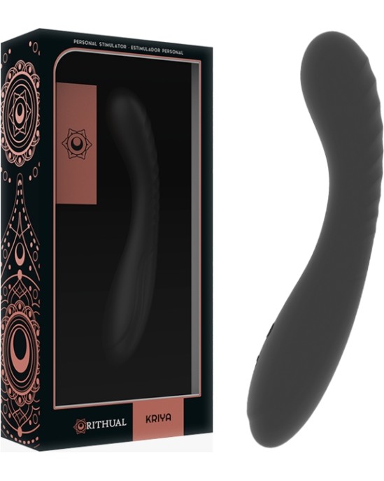 Rithual KRIYA G-SPOT STIMULATOR RECHARGEABLE melns