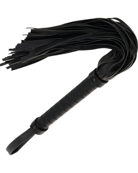 Darkness Sensations DARKNESS - BLACK BONDAGE WHIP 42CM LEATHER