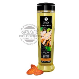 Shunga Oils SHUNGA - EROTISKĀ EROTISKĀ MASĀŽAS EĻĻA 240 ML ĒDAMĀ ORGANISKĀ MANDEĻU