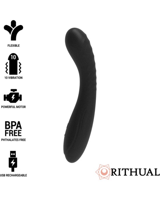 Rithual KRIYA G-SPOT STIMULATOR RECHARGEABLE melns