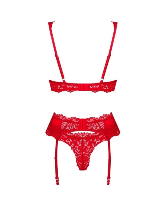 Obsessive Sets OBSESSIVE - AMOR CHERRIS SET 3 PIECES S/M