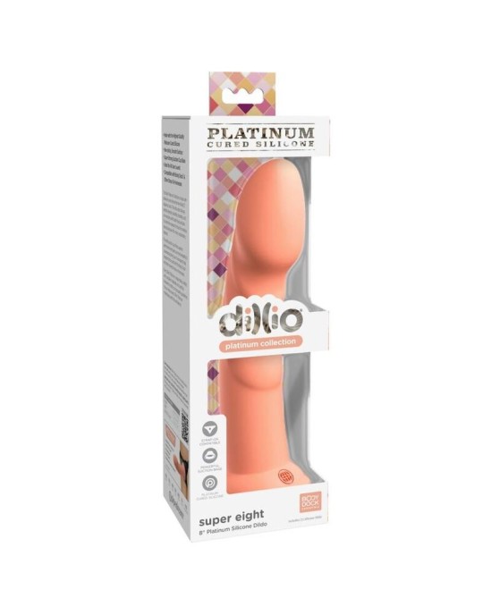 Dillio Dildo 20,32 CM oranžs