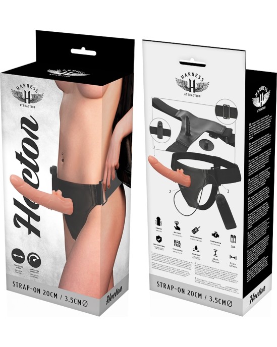 Harness Attraction RNES VIBRATOR HECTOR 20 X 3.5CM