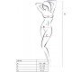 Passion Woman Bodystockings PASSION - BS100 WHITE BODYSTOCKING ONE SIZE