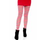 Leg Avenue Hosiery LEG AVENUE - WHITE/RED STRIPED TIGHTS