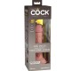 King Cock ELITE - REALISTIC SILICONE DILDO 15.2 CM