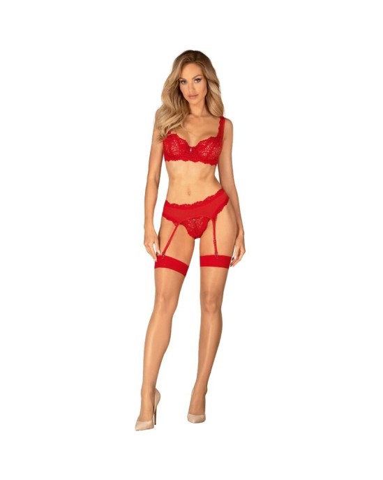 Obsessive Sets OBSESSIVE - AMOR CHERRIS SET 3 PIECES S/M