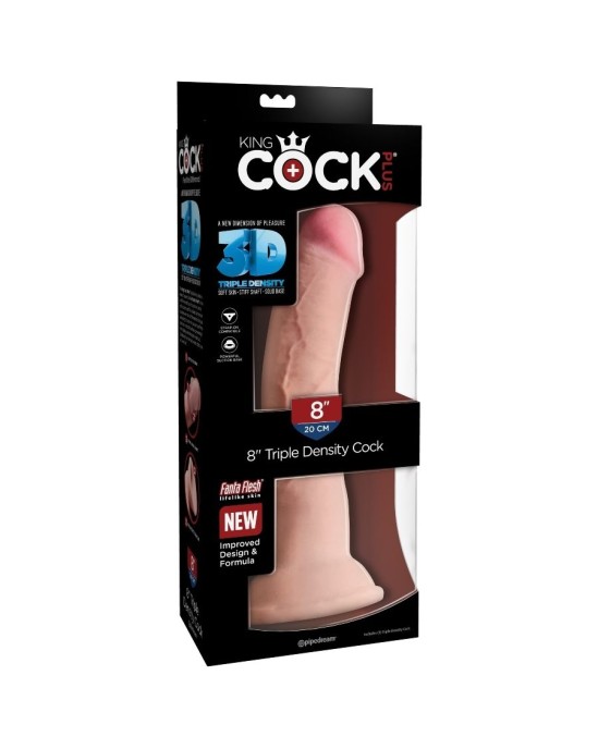 King Cock Plus KINGCOCK TRIPLE DENSITY COCK 21.6 CM