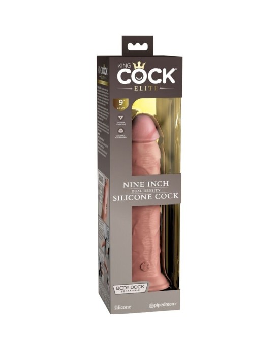 King Cock ELITE - REĀLISTS SILIKONA DILDO 23 CM