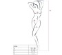 Passion Woman Bodystockings PASSION WOMAN BS024 BODYSTOCKING BLACK ONE SIZE