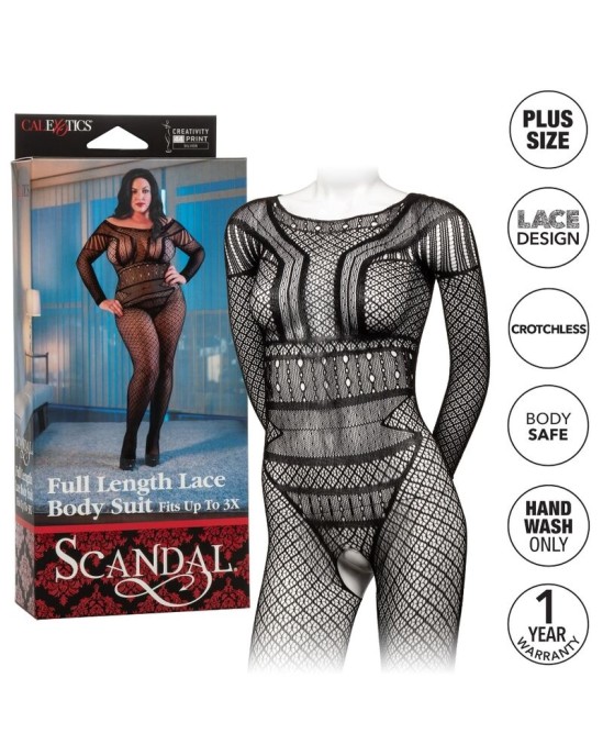 California Exotics CALEX LACE BODY SUIT PLUS SIZE