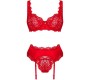 Obsessive Sets OBSESSIVE - AMOR CHERRIS SET 3 PIECES S/M