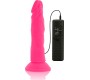 Diversia FLEXIBLE Dildo WITH VIBRATION 23 CM - rozā