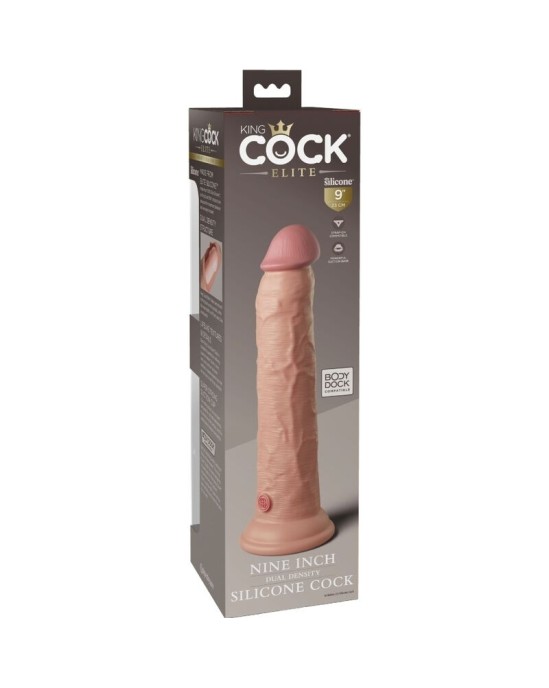 King Cock ELITE - REĀLISTS SILIKONA DILDO 23 CM