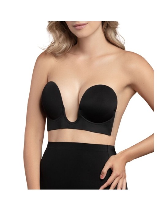 Bye Bra - Bras BYE BRA SEAMLESS U-STYLE BRA - BLACK SIZE A