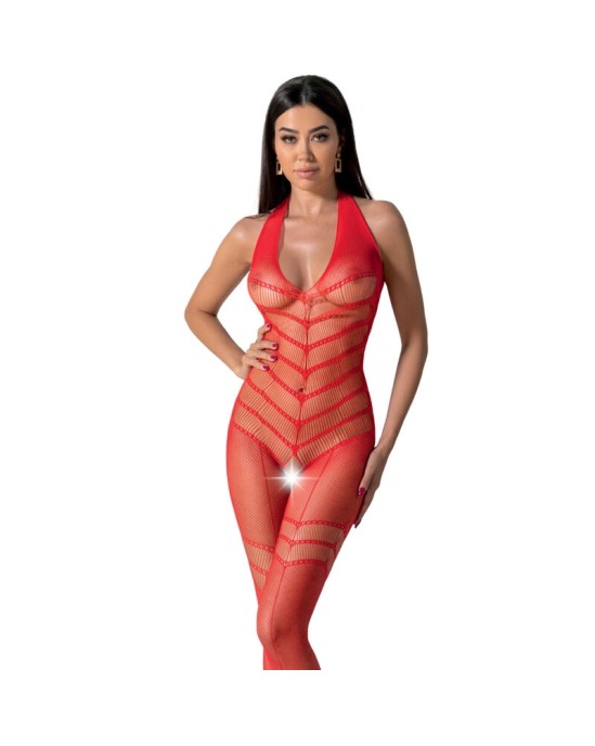 Passion Woman Bodystockings PASSION - BS100 BODYSTOCKING RED ONE SIZE