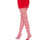 Leg Avenue Hosiery LEG AVENUE - WHITE/RED STRIPED TIGHTS