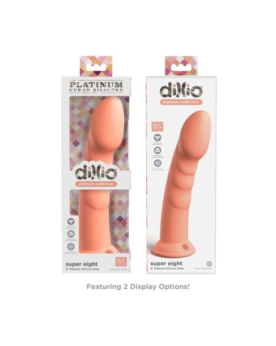 Dillio Dildo 20,32 CM oranžs