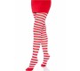 Leg Avenue Hosiery LEG AVENUE - WHITE/RED STRIPED TIGHTS