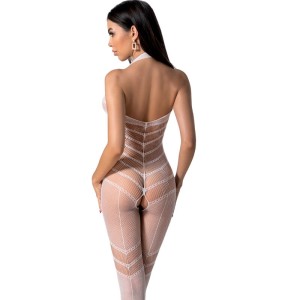 Passion Woman Tīkliņtērps PASSION - BS100 Balta BODYSTOCKING Viens izmērs