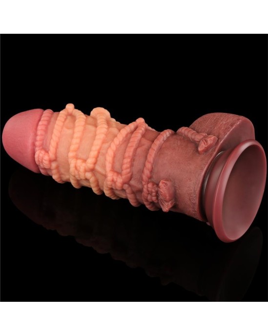 Lovetoy Dildo Dual Layer King Size Nature 9.5