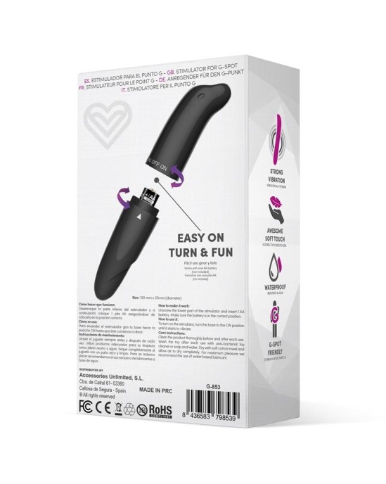 Latetobed Morton Easy Quick Stimulator Black