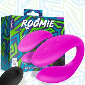 Intoyou Roomie Couples Vibrator Liquid Silikone Unibody Remote Control USB