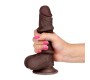 Liketrue Slidy Realistic Dildo Dual Layer Retractable and Adjustable 7