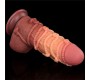 Lovetoy Dildo Dual Layer King Size Nature 9.5