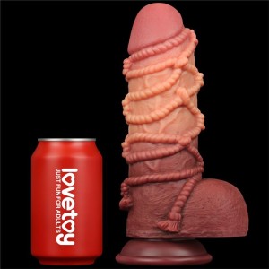 Lovetoy Dildo Dual Layer King Size Nature 9.5