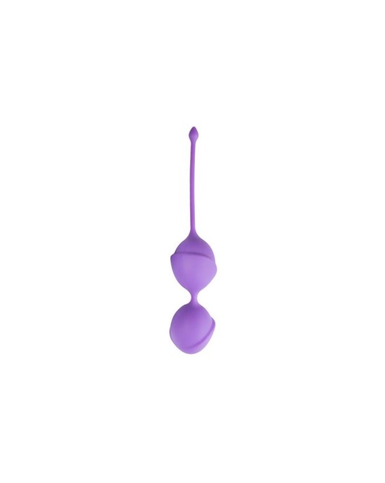 Easytoys Double Vagina Balls Silicone - Purple