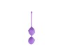 Easytoys Double Vagina Balls Silicone - Purple