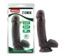 Chisa Dildo Dual Density Fashion Dude 17.8 x 4 cm Brown