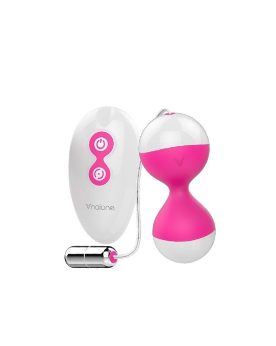 Nalone Vibrating Egg and Kegel Balls Miu Miu Fuchsia