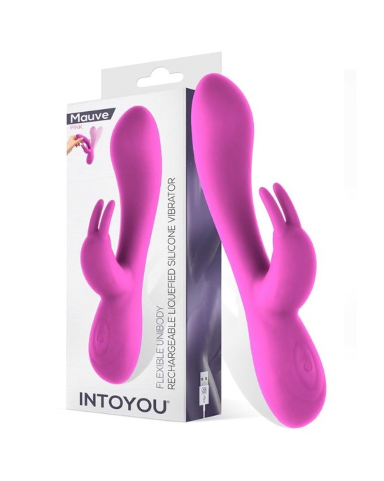 Intoyou Mauve Unibody sašķidrinātā silikona Vibe USB rozā krāsā