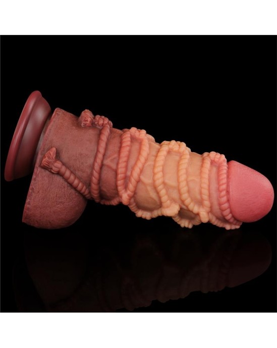 Lovetoy Dildo Dual Layer King Size Nature 9.5